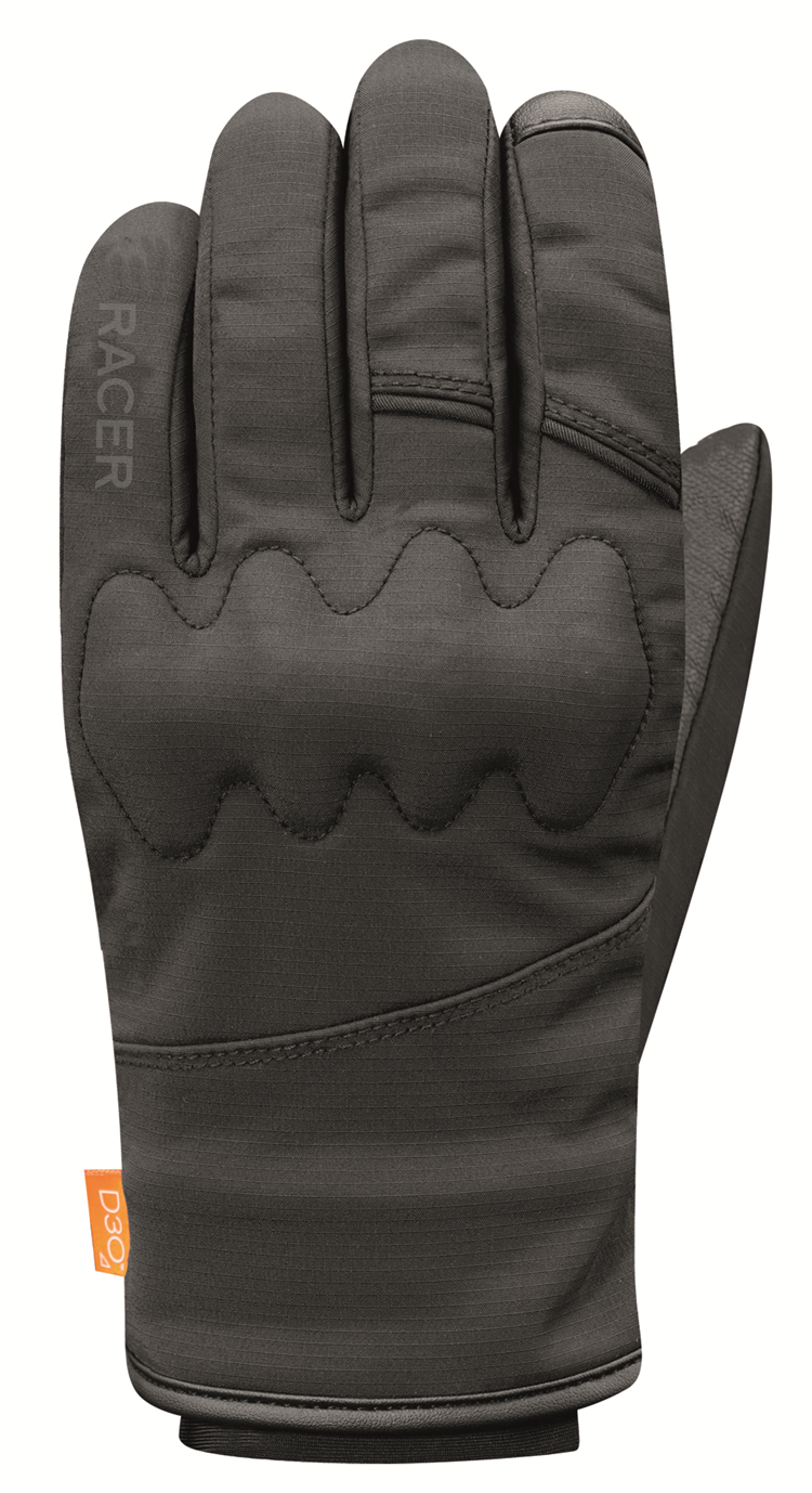 GUANTES MOTO RACER ZEPH WDS INVIERNO 3XL NEGRO